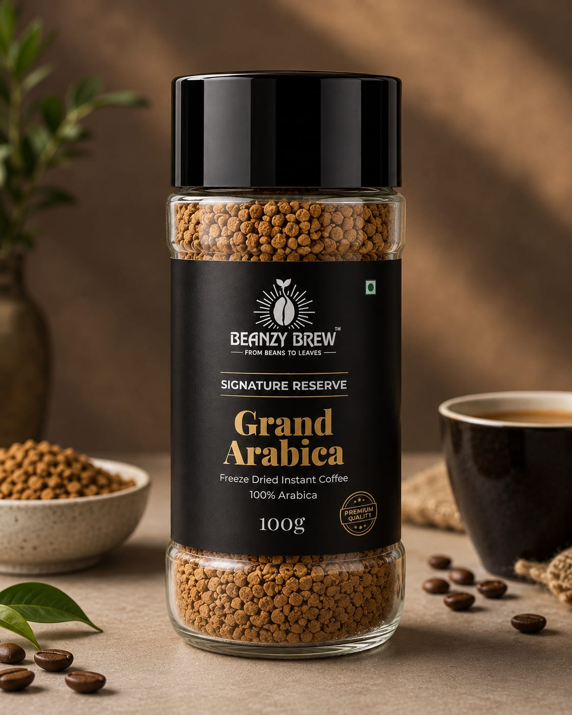 Grand Arabica Freeze Dried Instant Coffee 100g