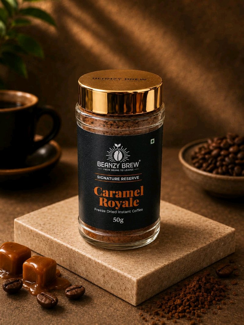 Caramel Royale Freeze Dried Flavoured Instant Coffee